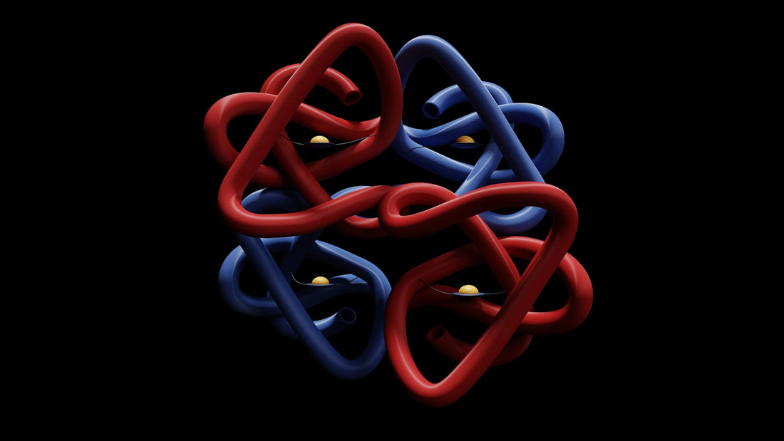 Molecular structure model representing peptide research chemical analysis